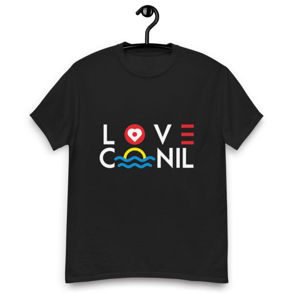 Camiseta color negra Love Conil