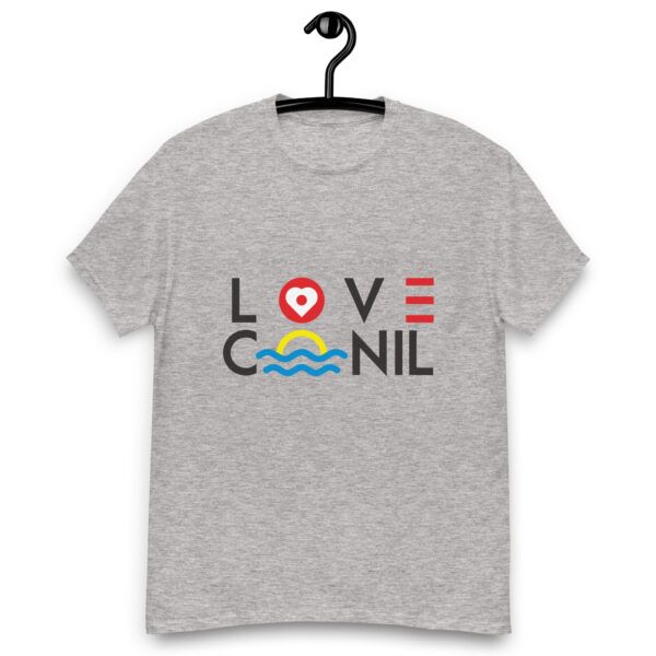 Camiseta color gris Love Conil