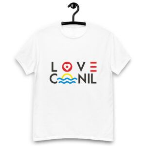 Camiseta color blanca Love Conil