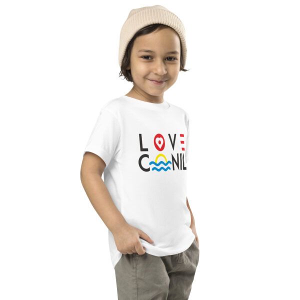 Camiseta infantil - color blanca - imagen niño